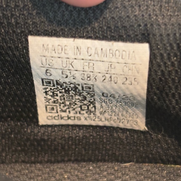 Adidas Cleats Goletto VIII FG J Soccer Futbol GX7793 Youth Sz 6Y Black White Red - Picture 9 of 11